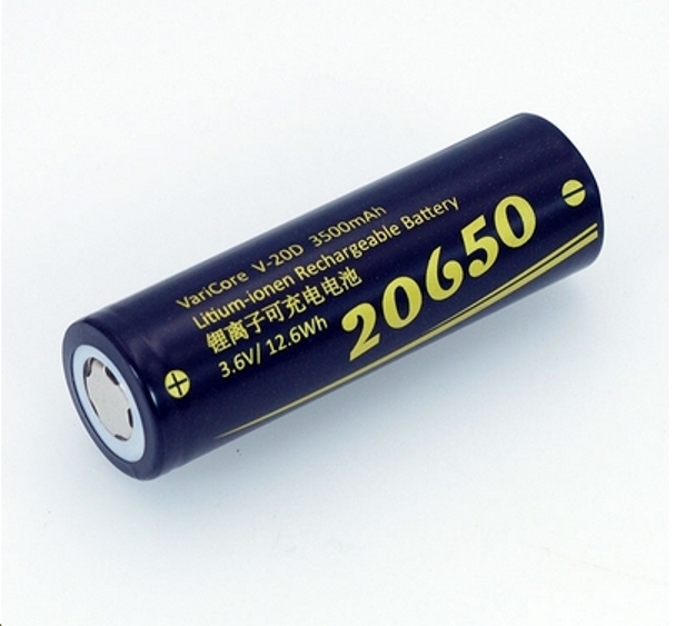 Batteria ricaricabile VariCore 20650 3500mAh 3.7V Li-ion